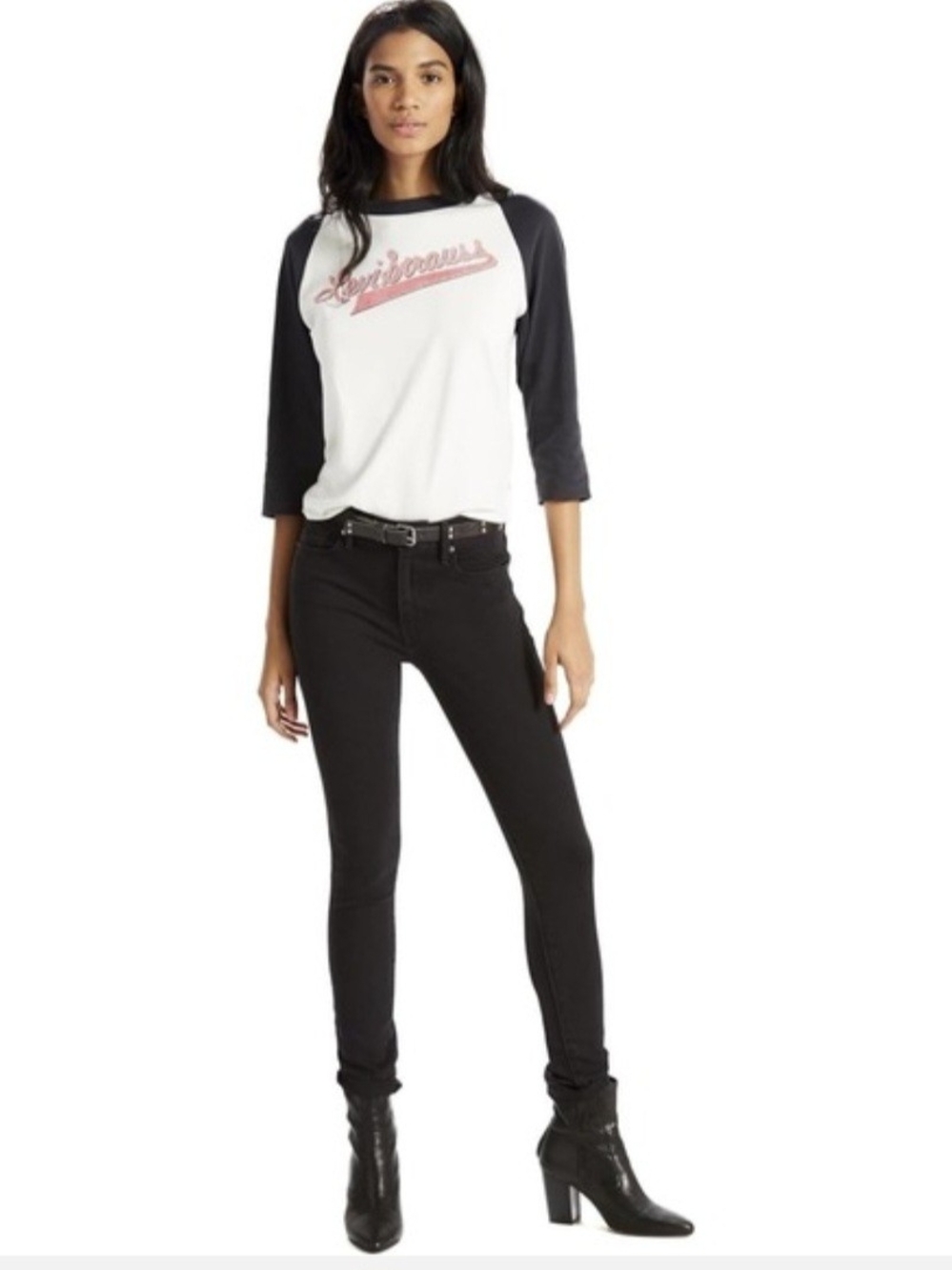 Levi’s 721 High Rise Skinny Jeans Black 26 Short W26 L28 NWT